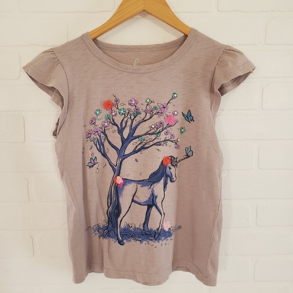 Peek Other - Peek Unicorn Applique Shirt XL 12